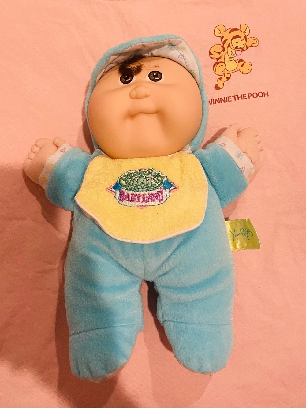 Cabbage Patch Doll with Yellow Bib